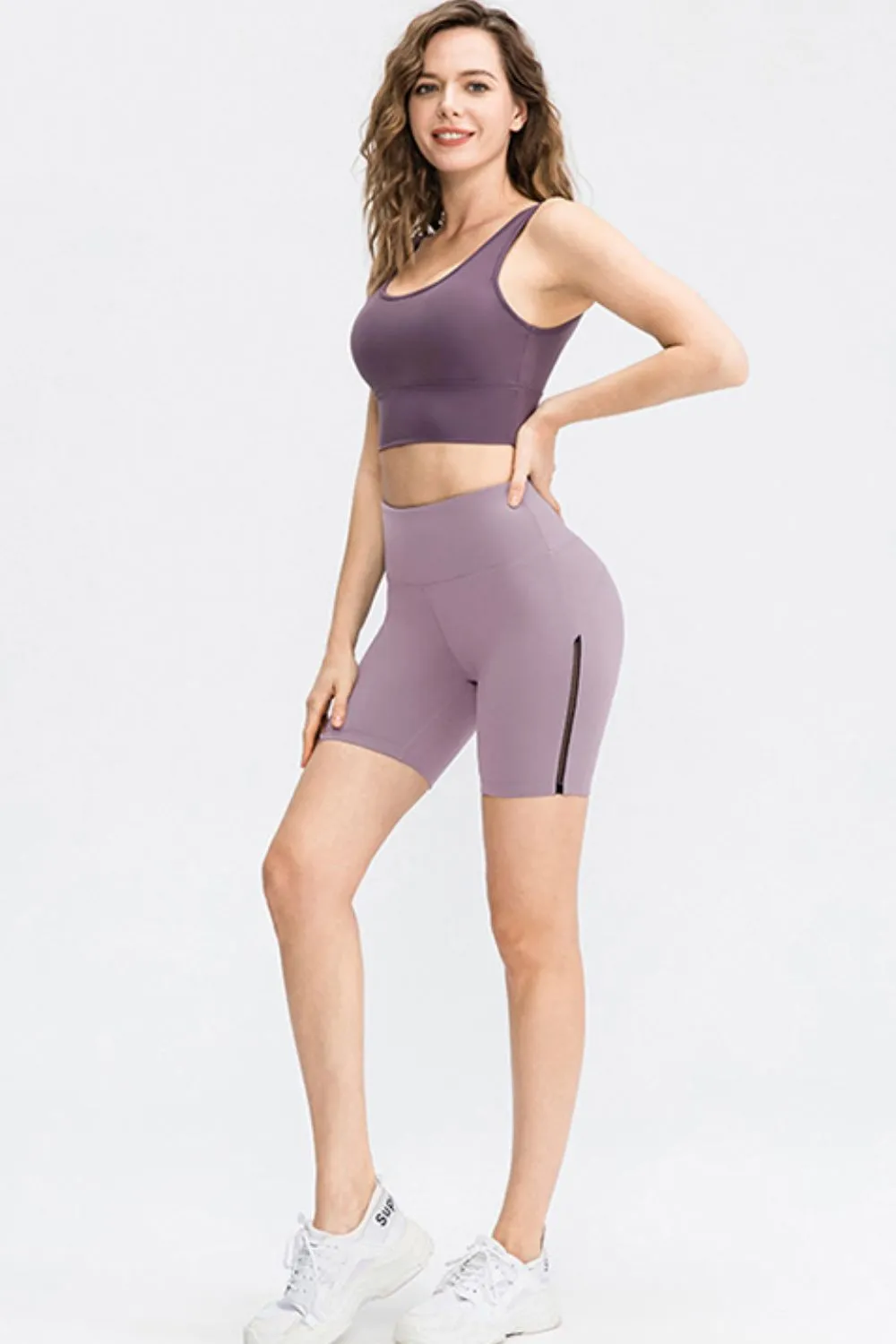 Wide Waistband Sports Shorts, image 4