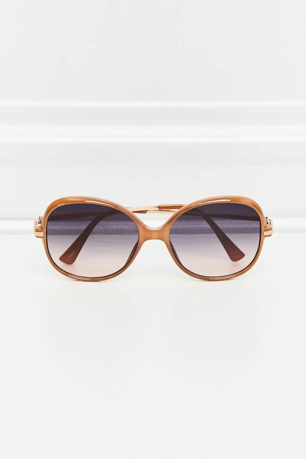 Metal-Plastic Hybrid Full Rim Sunglasses, image 9
