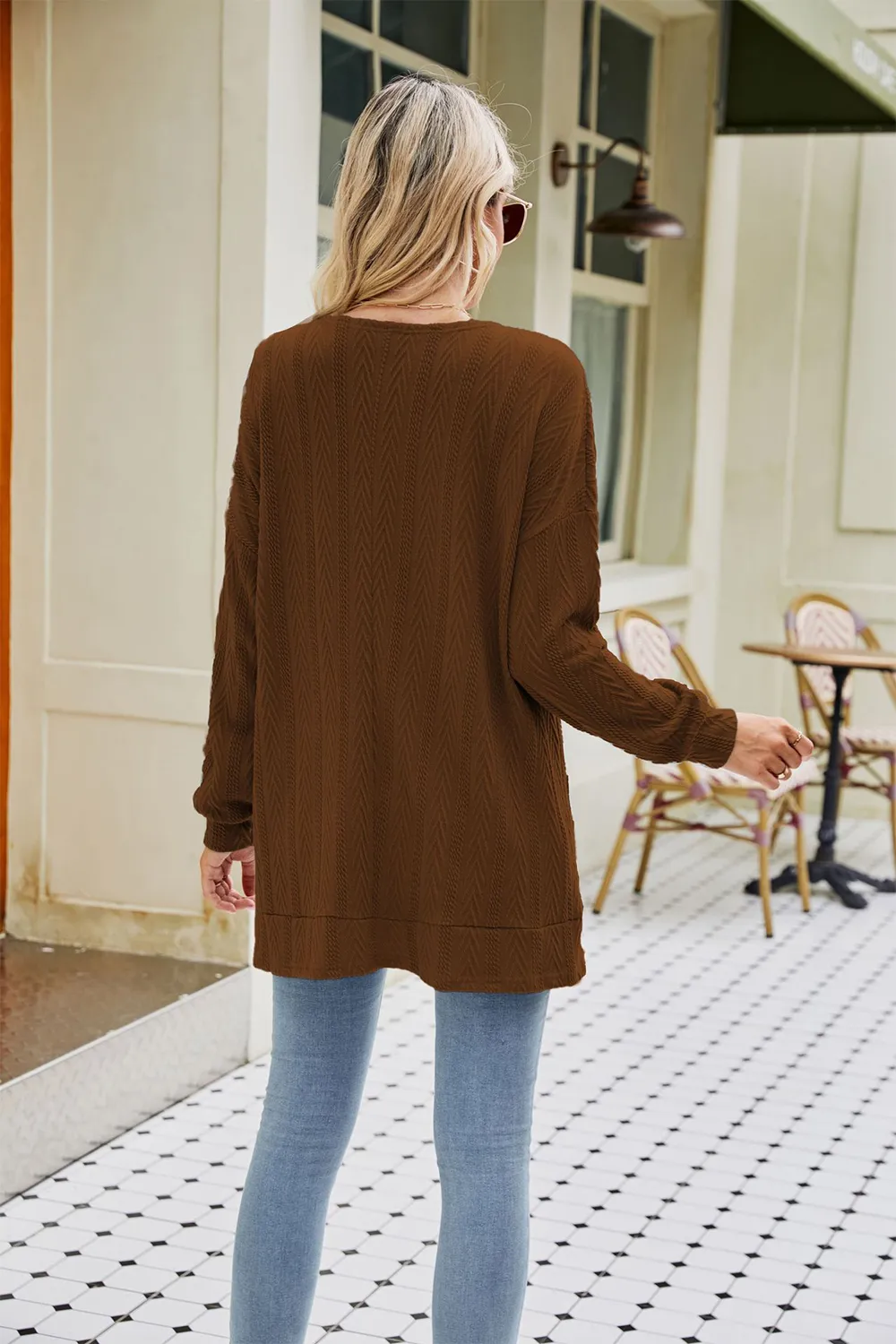Long Sleeve Pocketed Cardigan, image 15