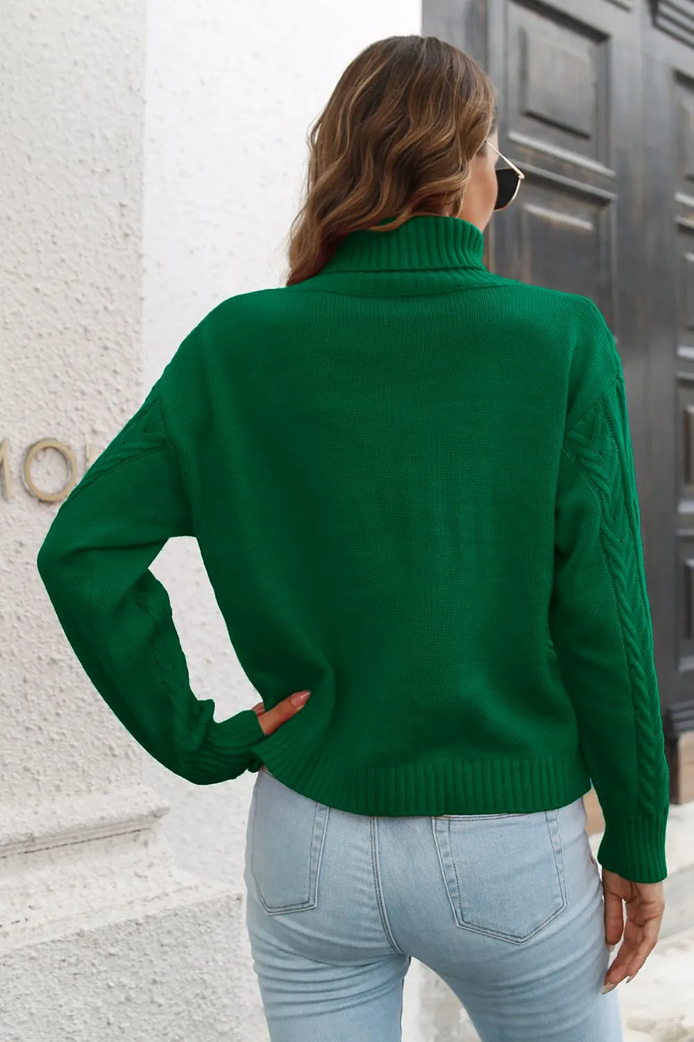 Turtleneck Long Sleeve Sweater, image 6