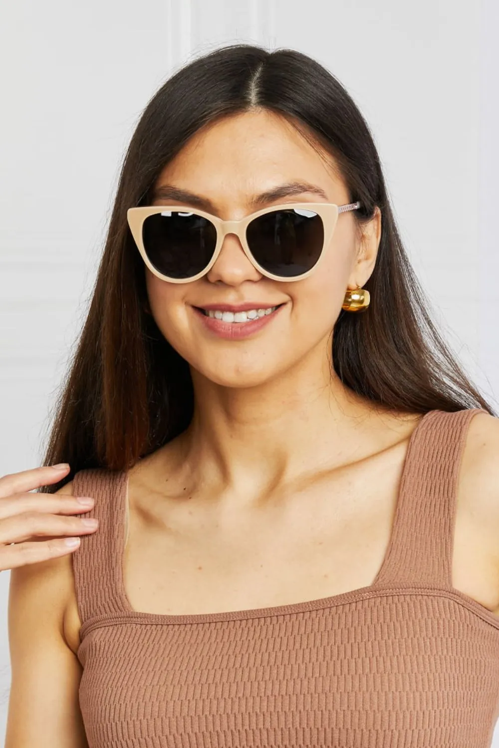 Cat-Eye Acetate Frame Sunglasses, image 2