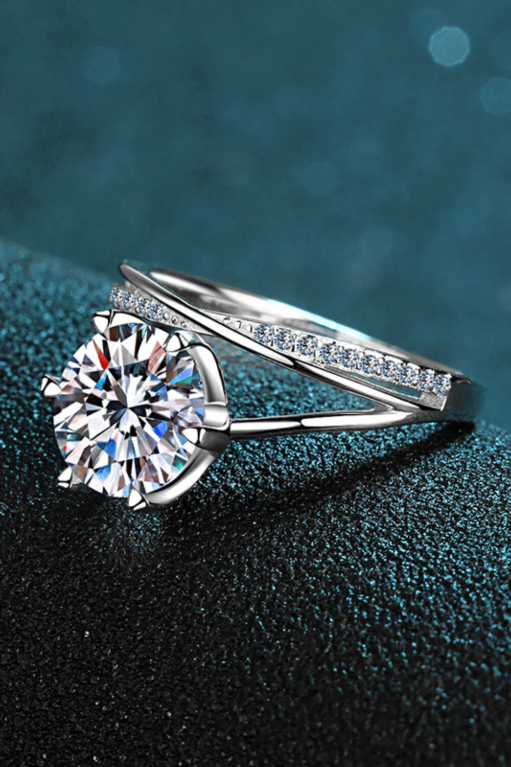 3 Carat Moissanite 6-Prong Ring, image 5