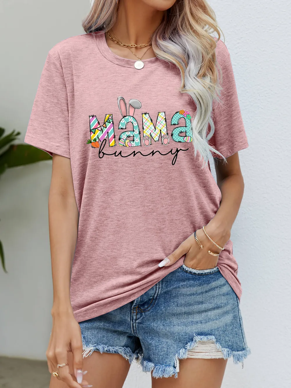 MAMA BUNNY Easter Graphic Tee, image 16