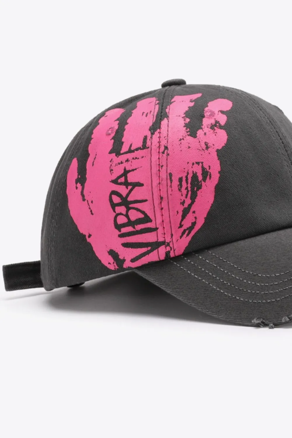 VIBRA Graphic Distressed Adjustable Baseball Cap, image 16