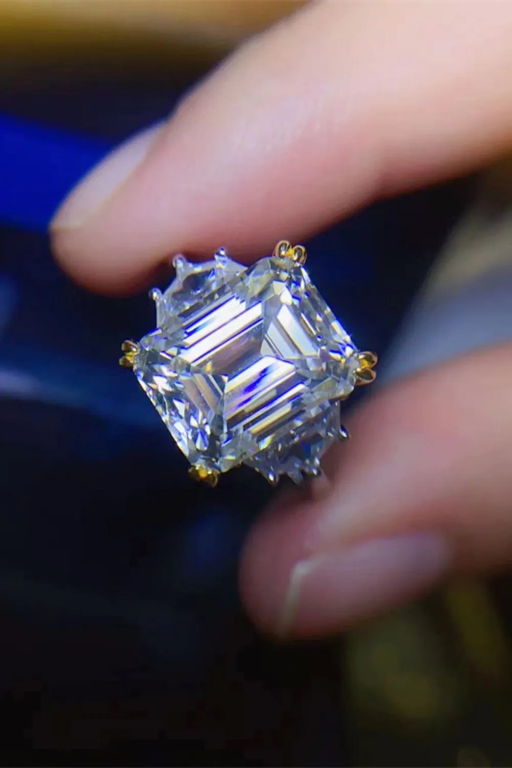 5 Carat Moissanite 925 Sterling Silver Ring, image 4