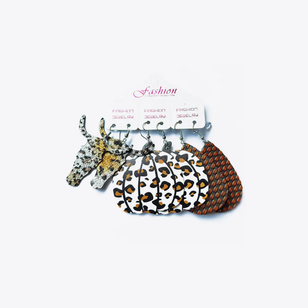 PU Earrings Set, image 2