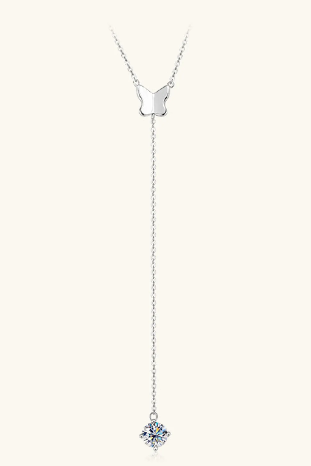 1 Carat Moissanite 925 Sterling Silver Necklace, image 5