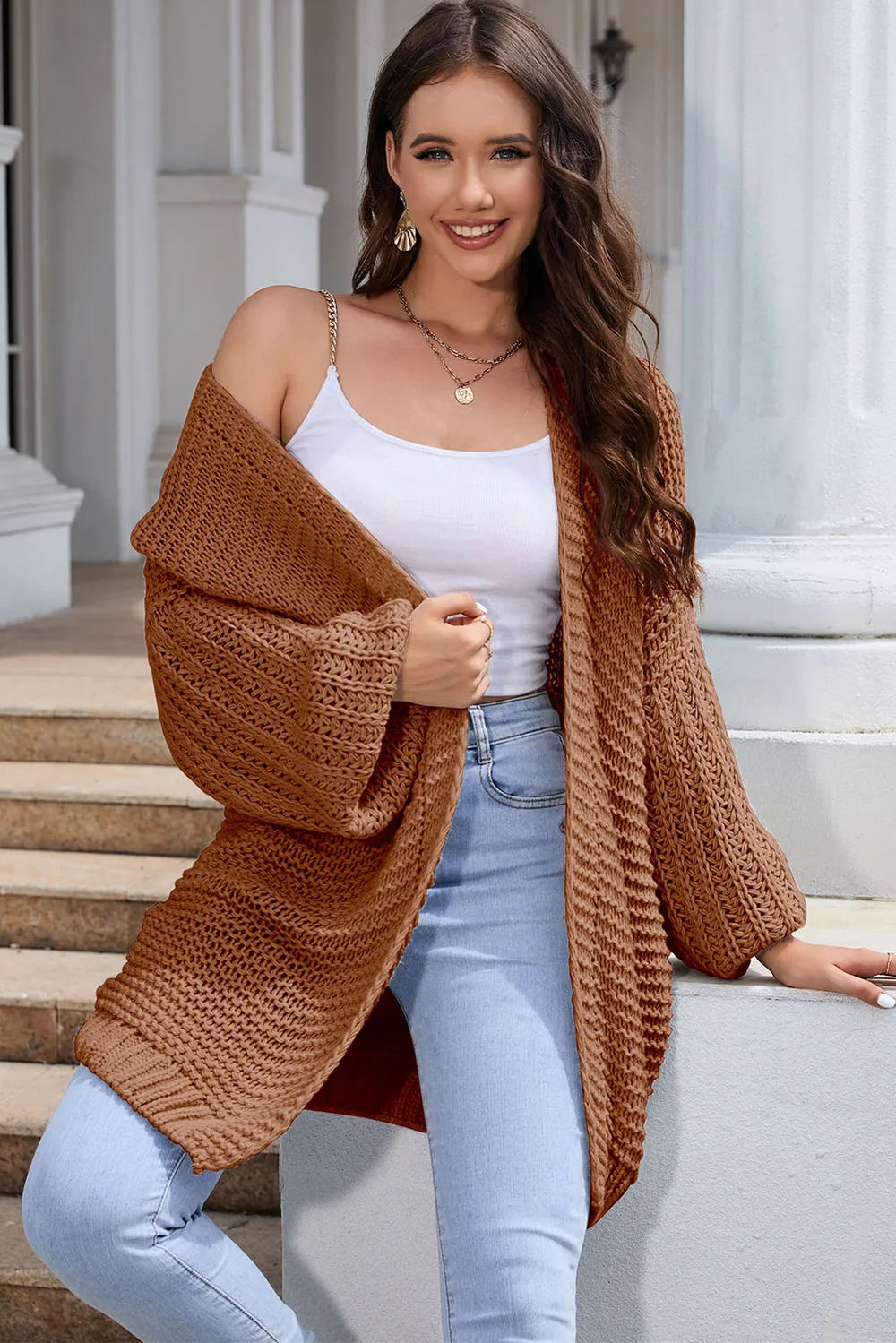 Open Front Longline Cardigan, image 15