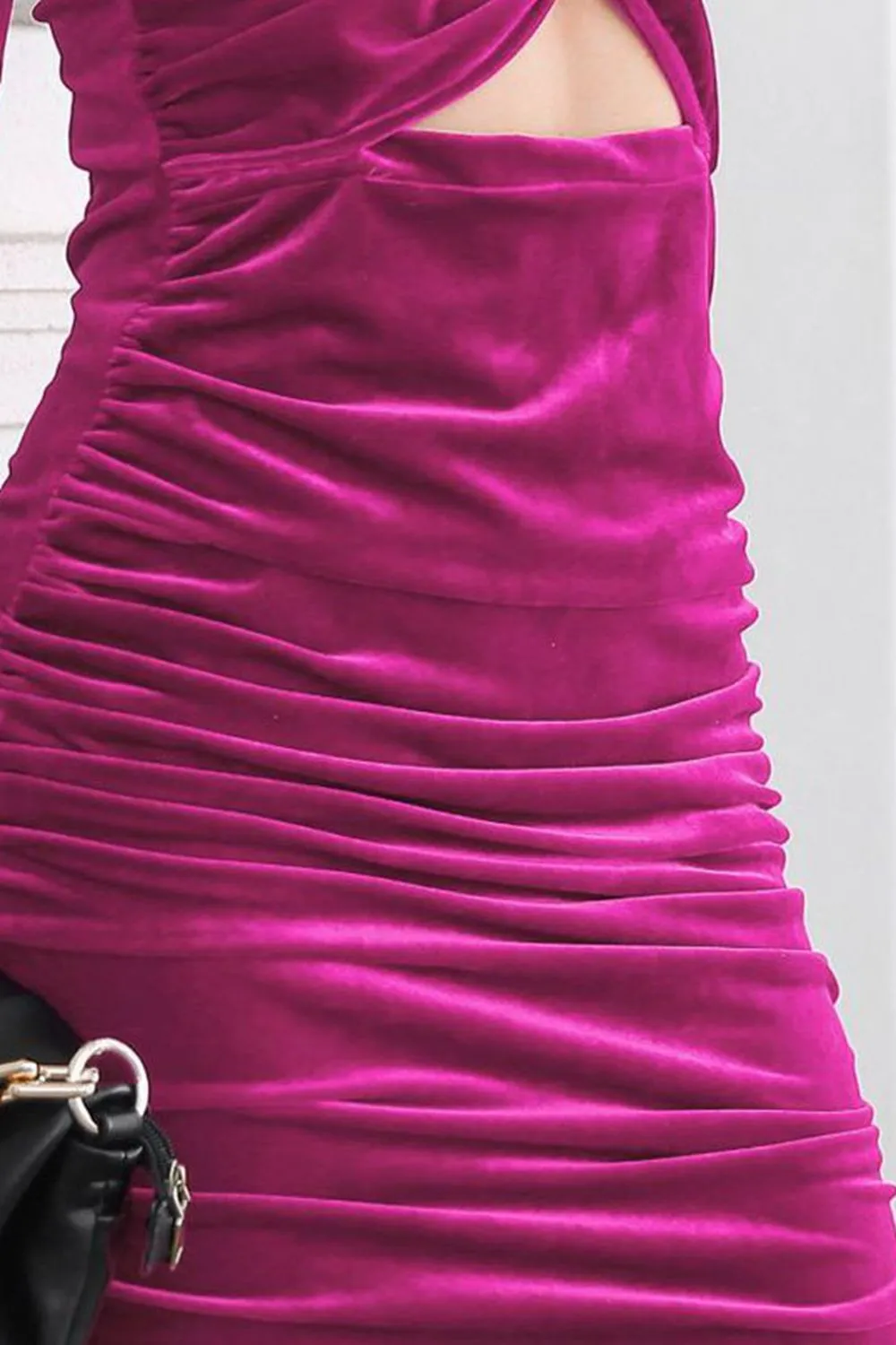 Twist Front Cutout Long Sleeve Dress, image 4
