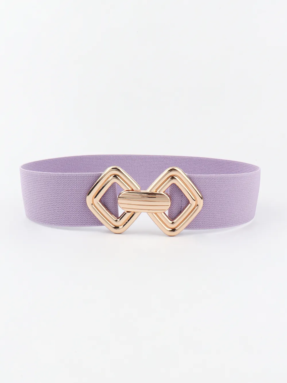 Geometric Buckle Elastic Wide Belt, image 17