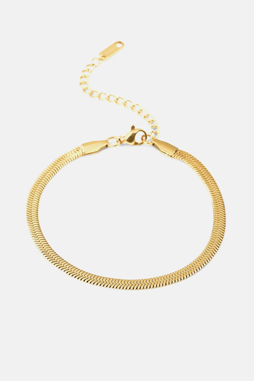 Herringbone Chain Stainless Steel Bracelet, image 5