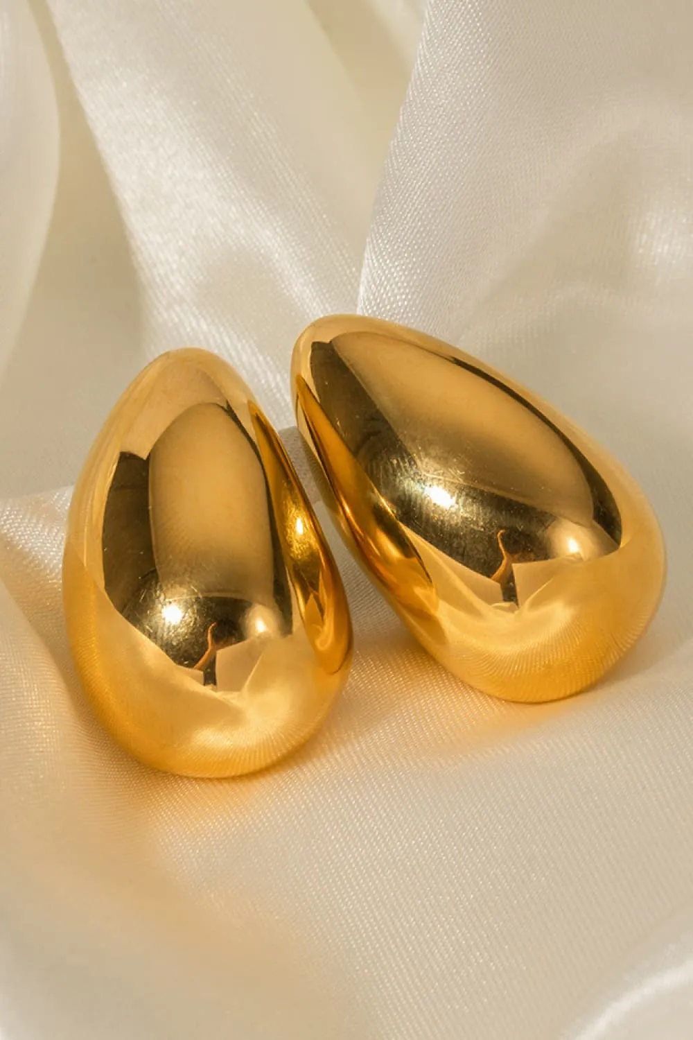 18K Gold-Plated Copper Earrings, image 4