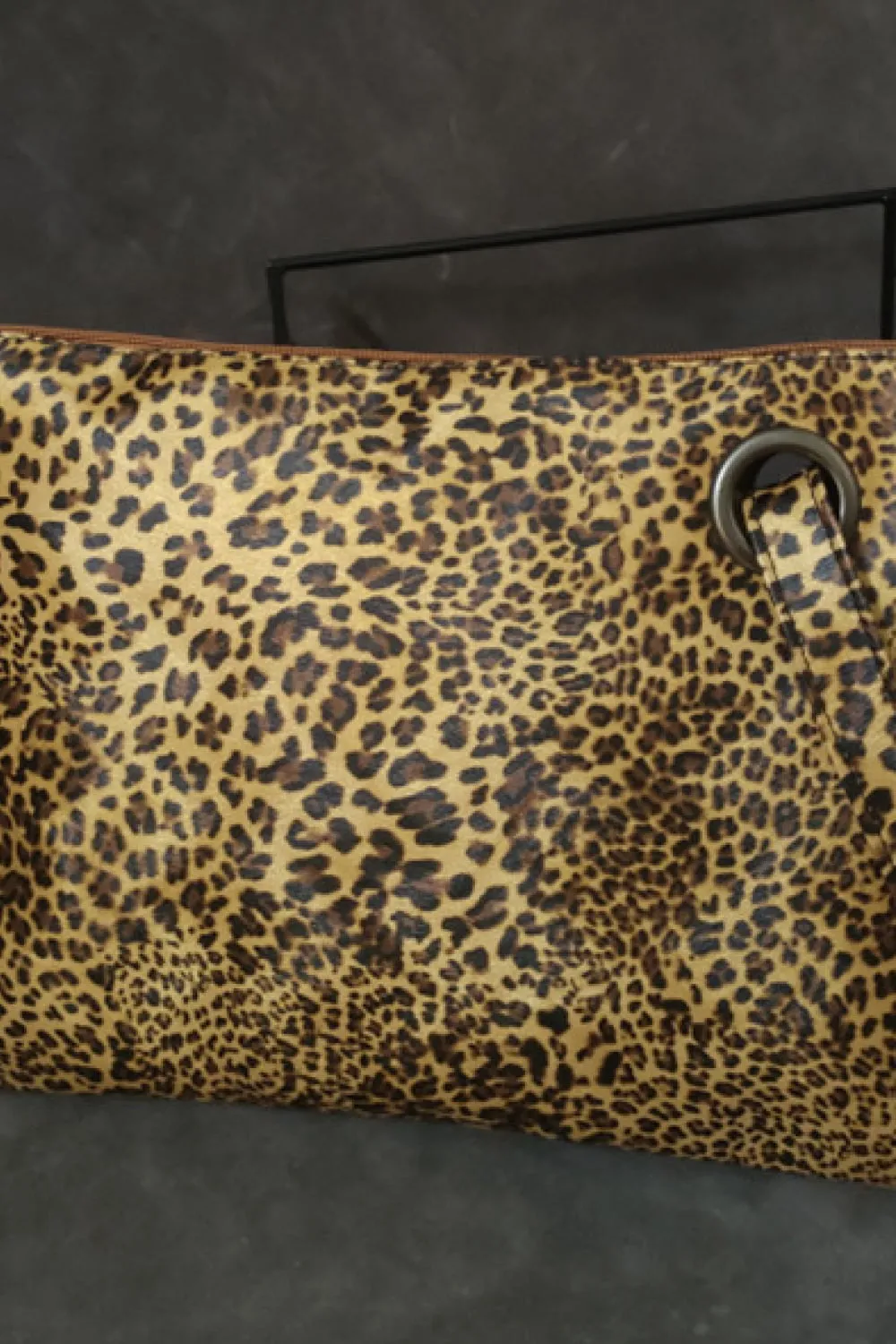 Leopard PU Leather Clutch, image 9