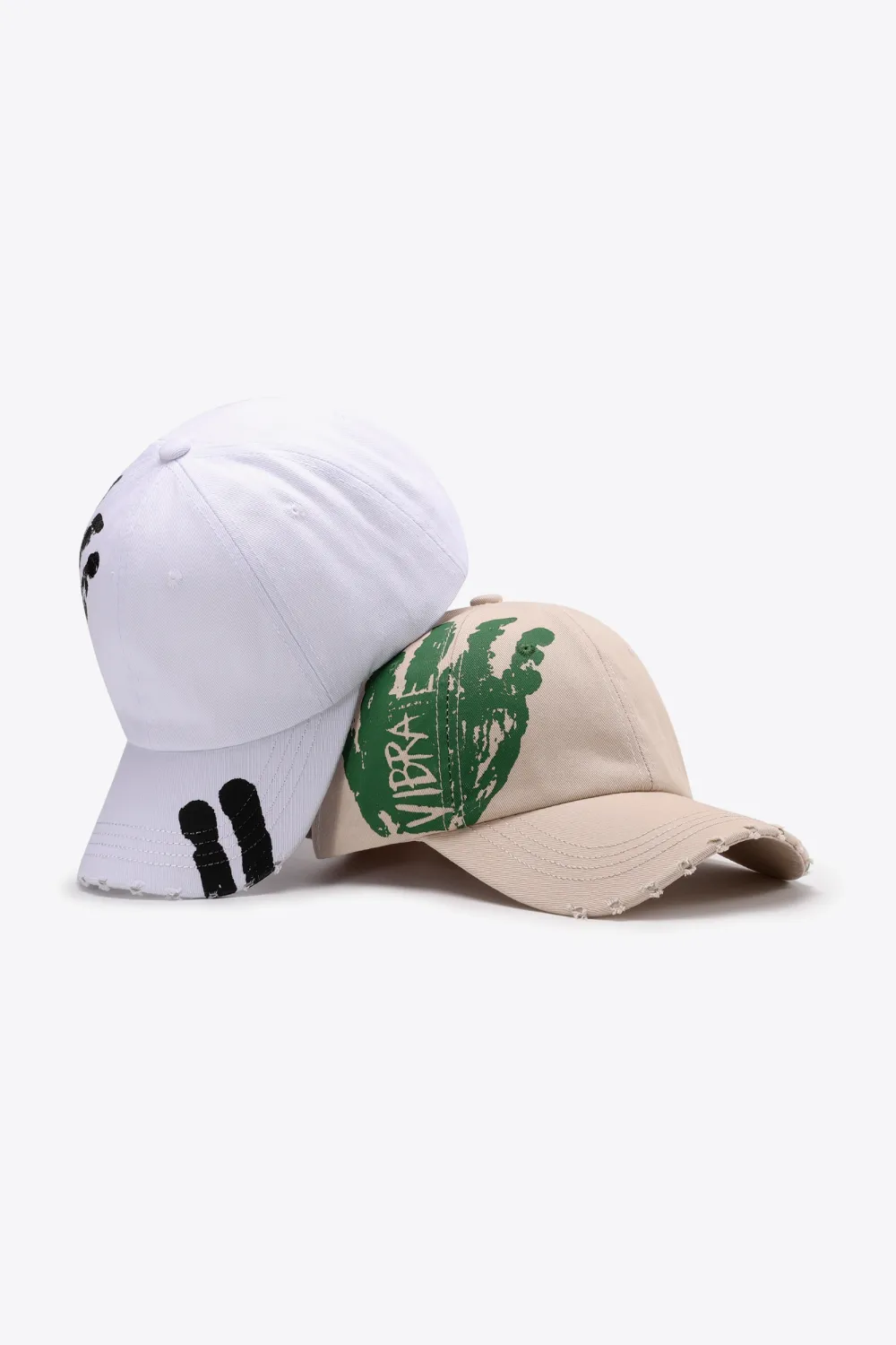 VIBRA Graphic Distressed Adjustable Baseball Cap, image 24