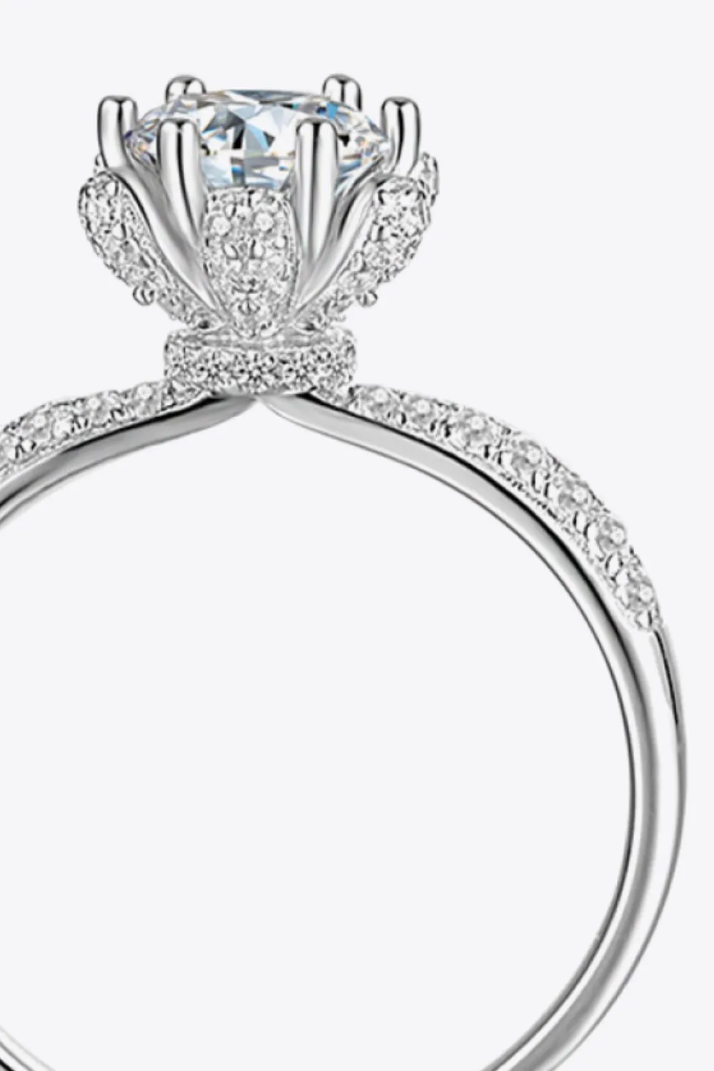 1 Carat Moissanite 6-Prong Ring, image 3