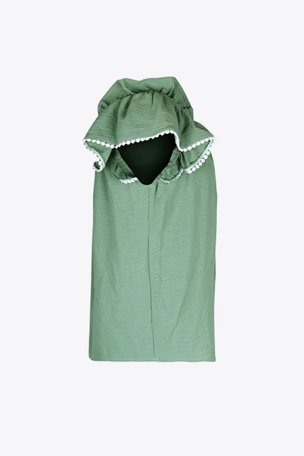 Pleated Detail Flutter Sleeve Blouse, image 3