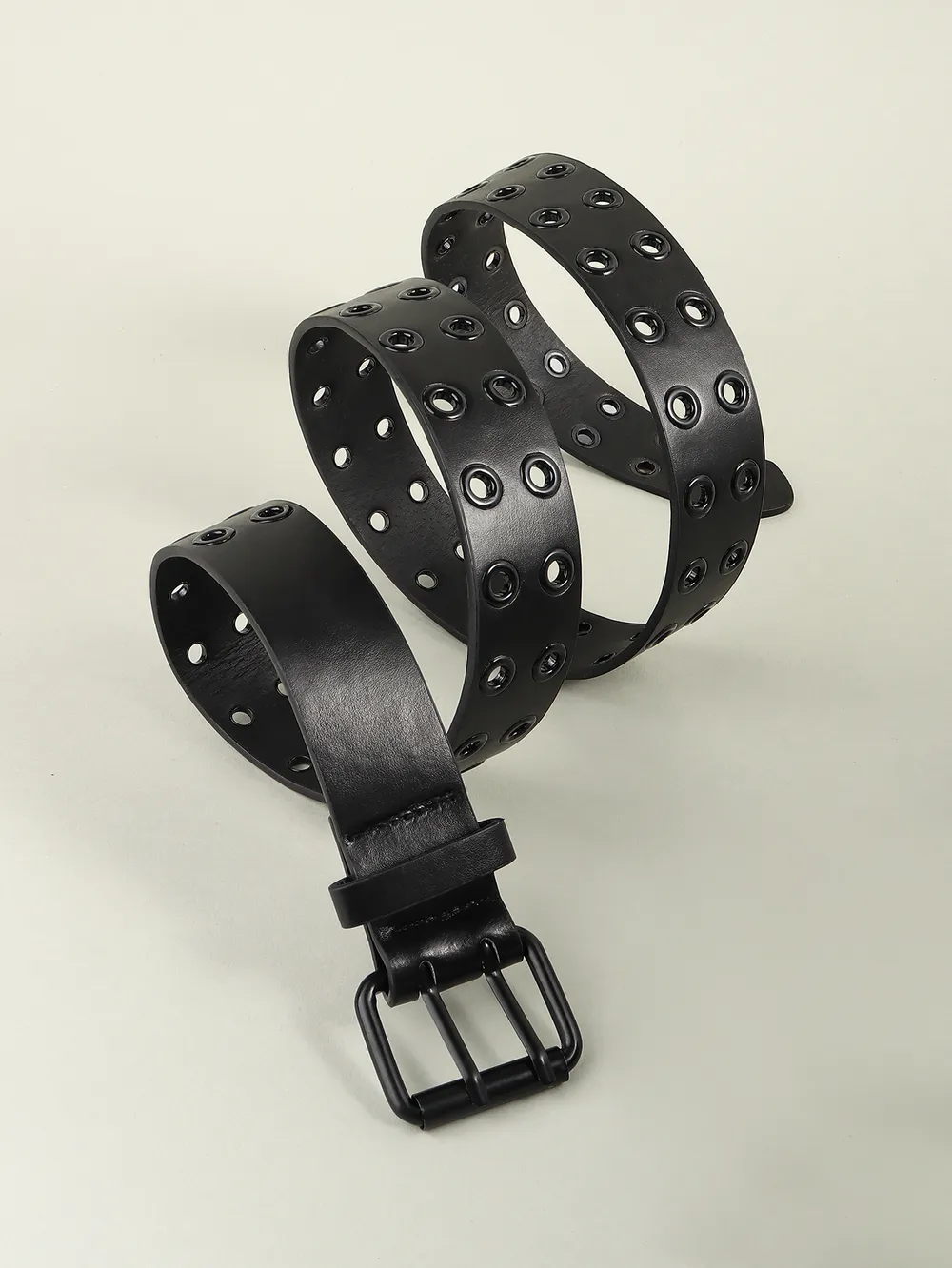 Grommet PU Leather Belt, image 18