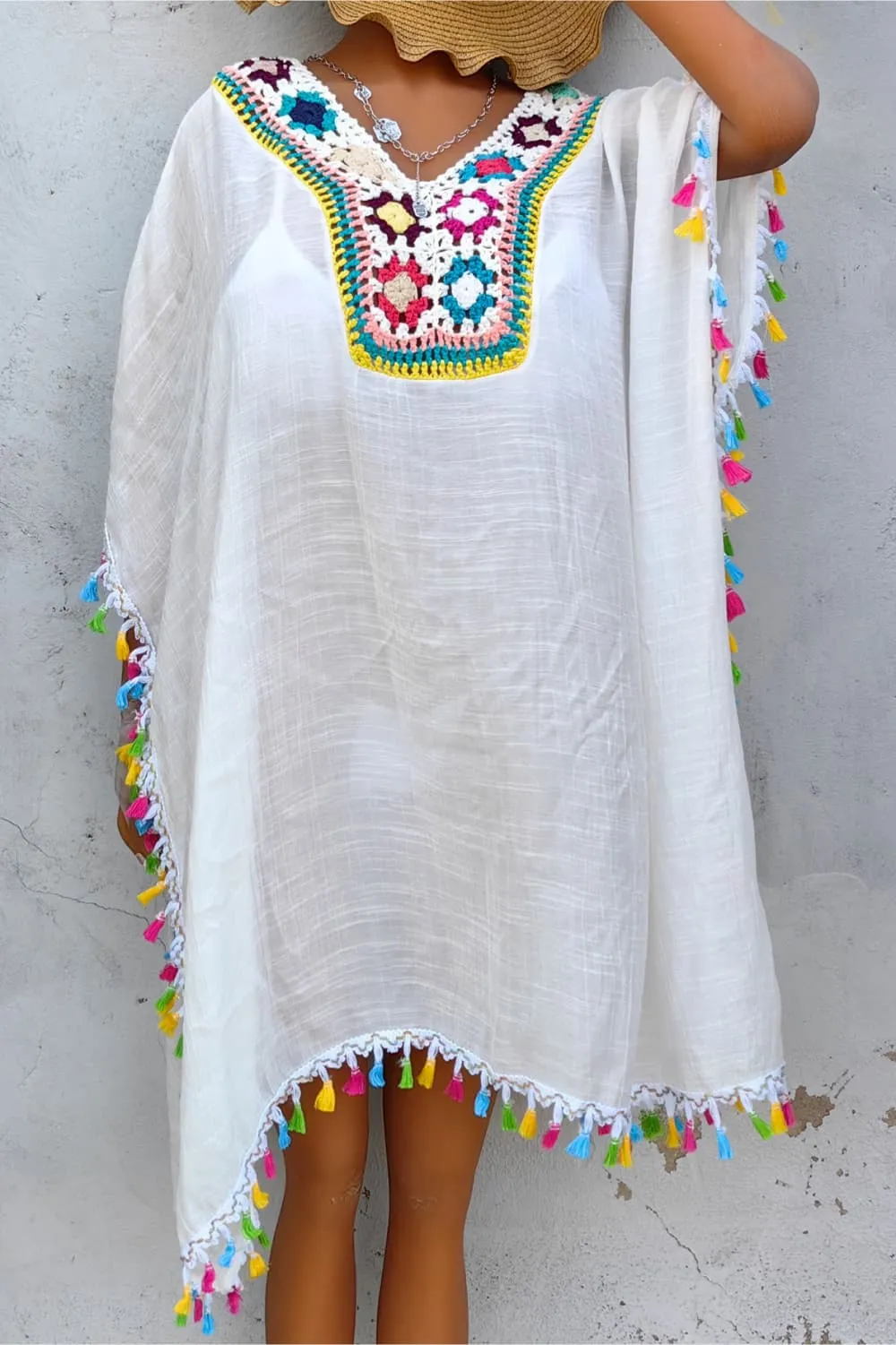 Tassel Detail Embroidery Dress, image 7