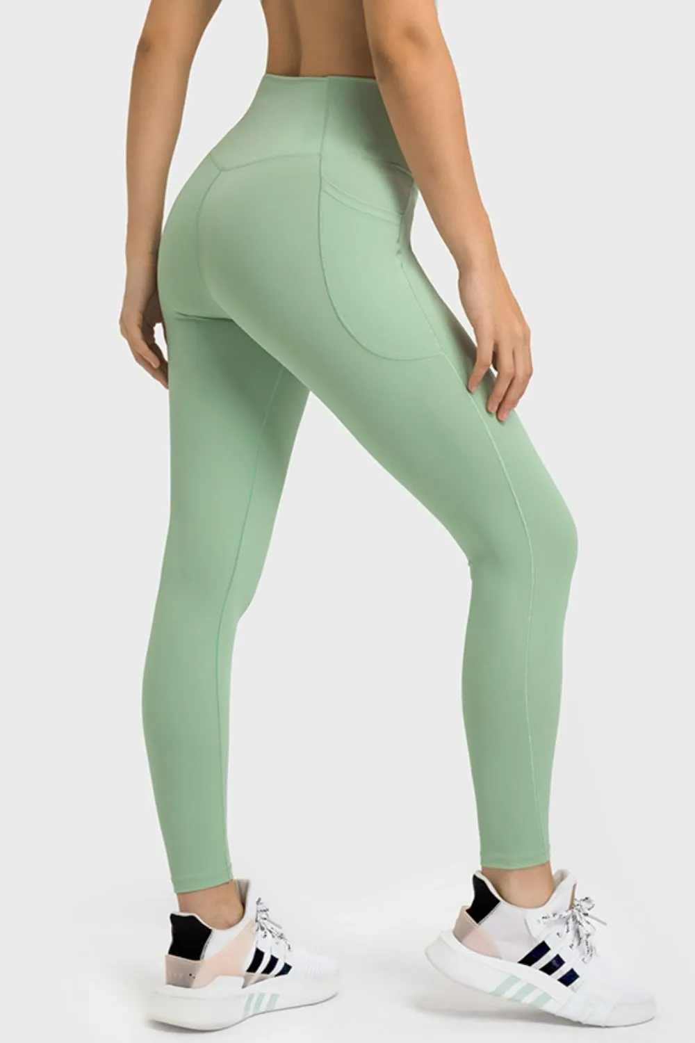 V-Waist Yoga Leggings with Pockets, image 6