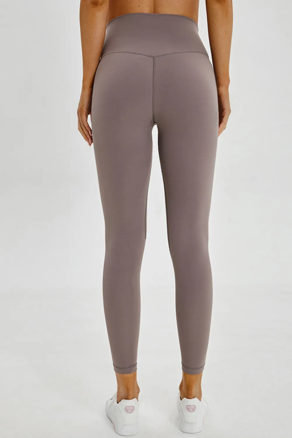 Wide Seamless Band Waist Sports Leggings, image 4