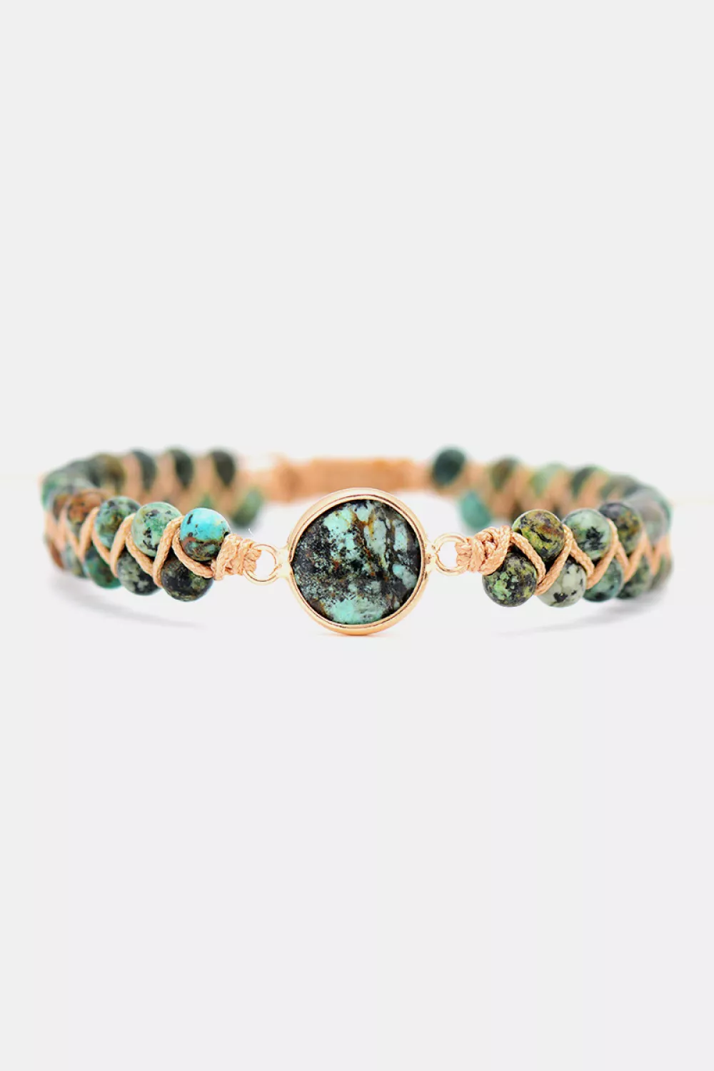 Handmade Beaded Copper Bracelet, image 4
