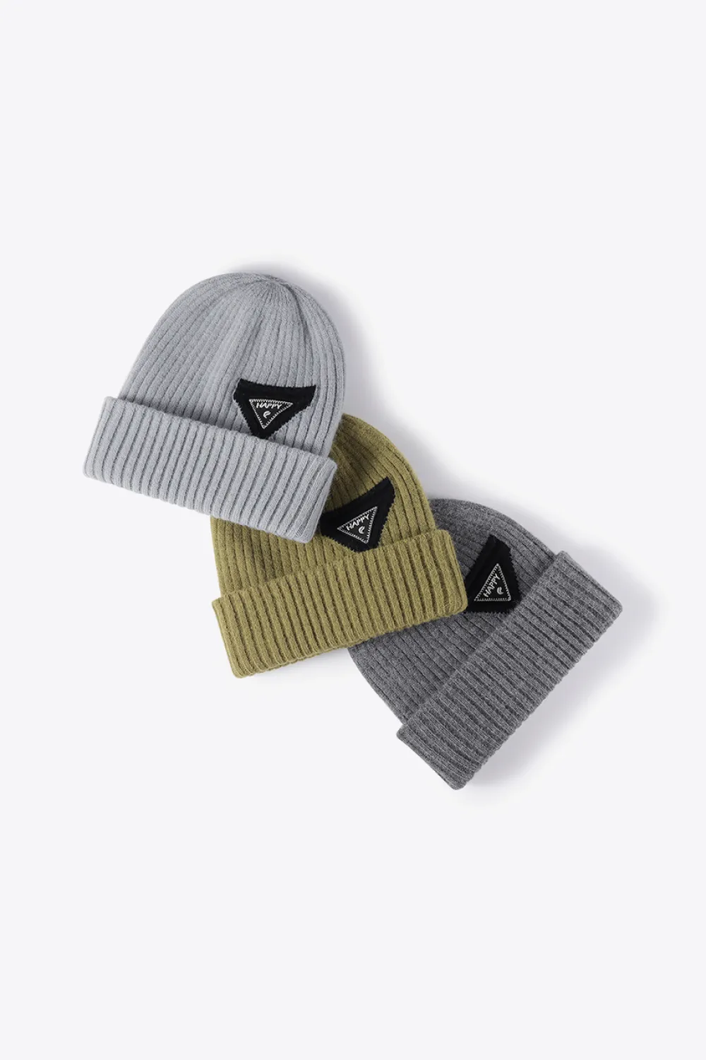 HAPPY Contrast Beanie, image 29