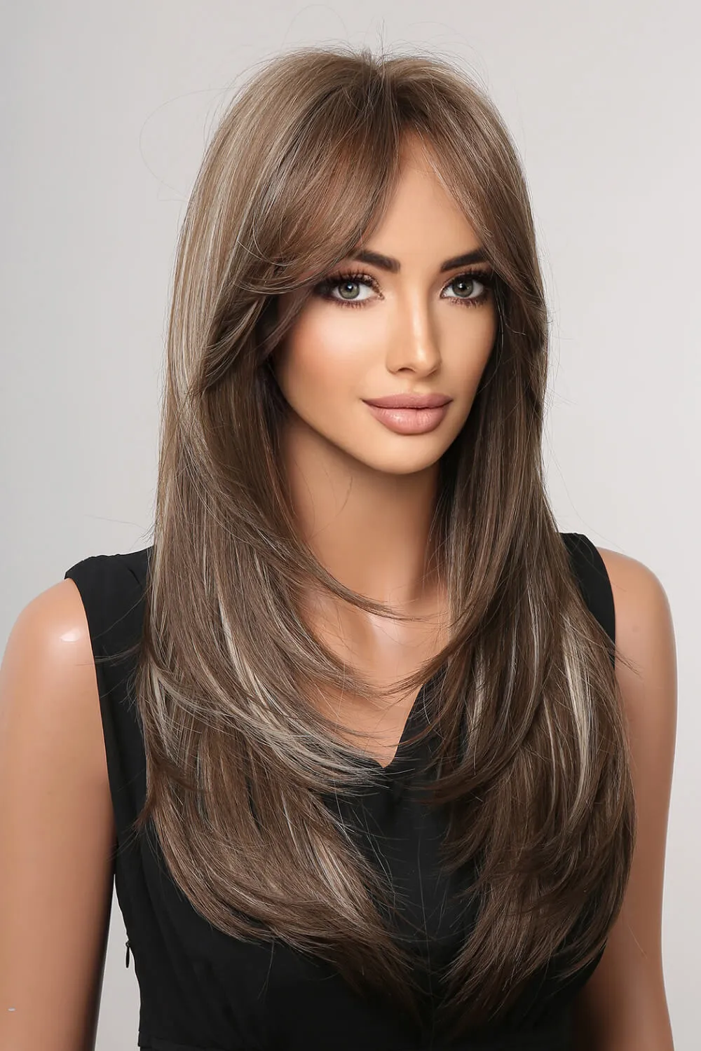 13*1" Full-Machine Wigs Synthetic Long Straight 22", image 6