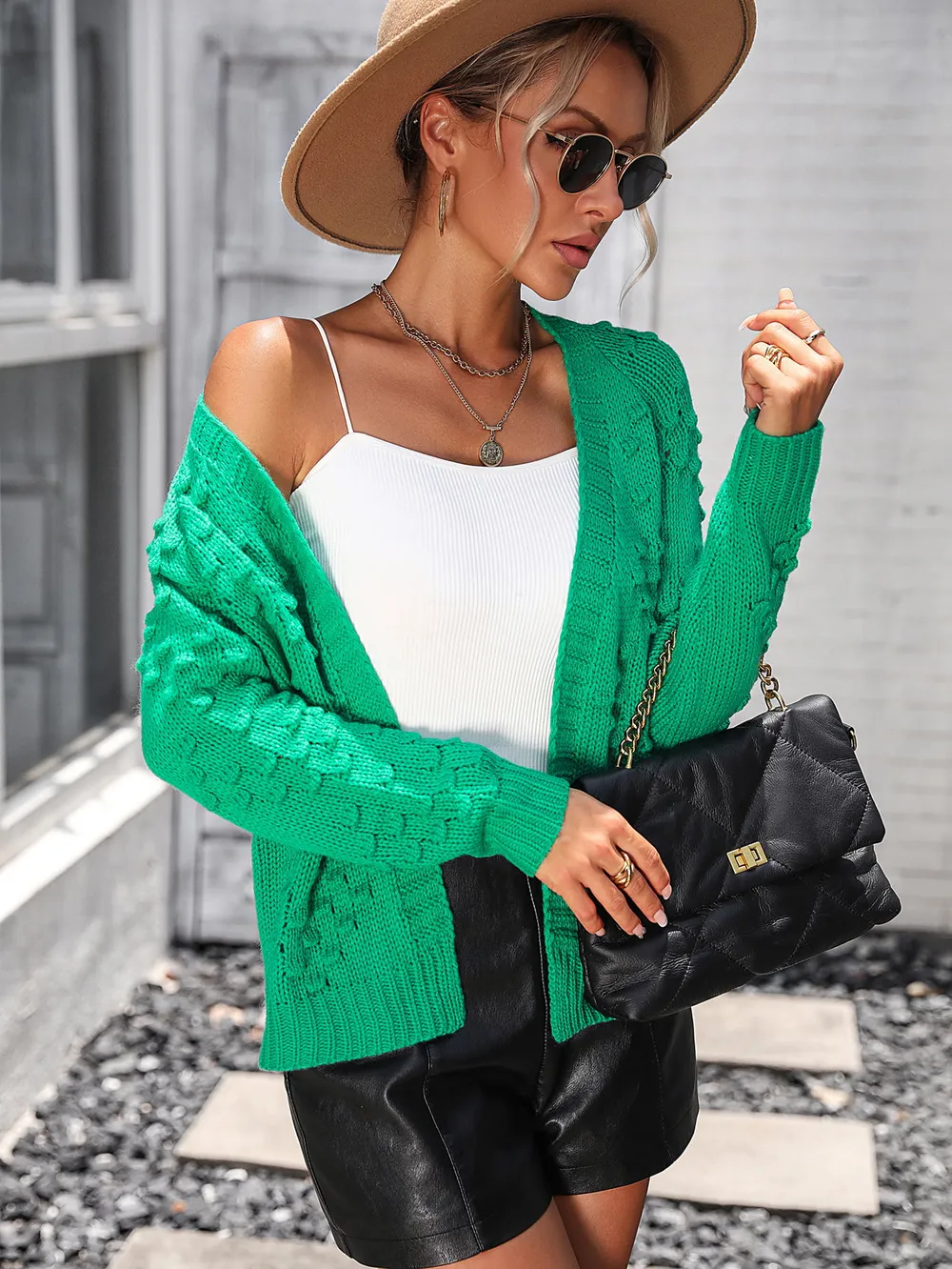 Open Front Long Sleeve Cardigan, image 4