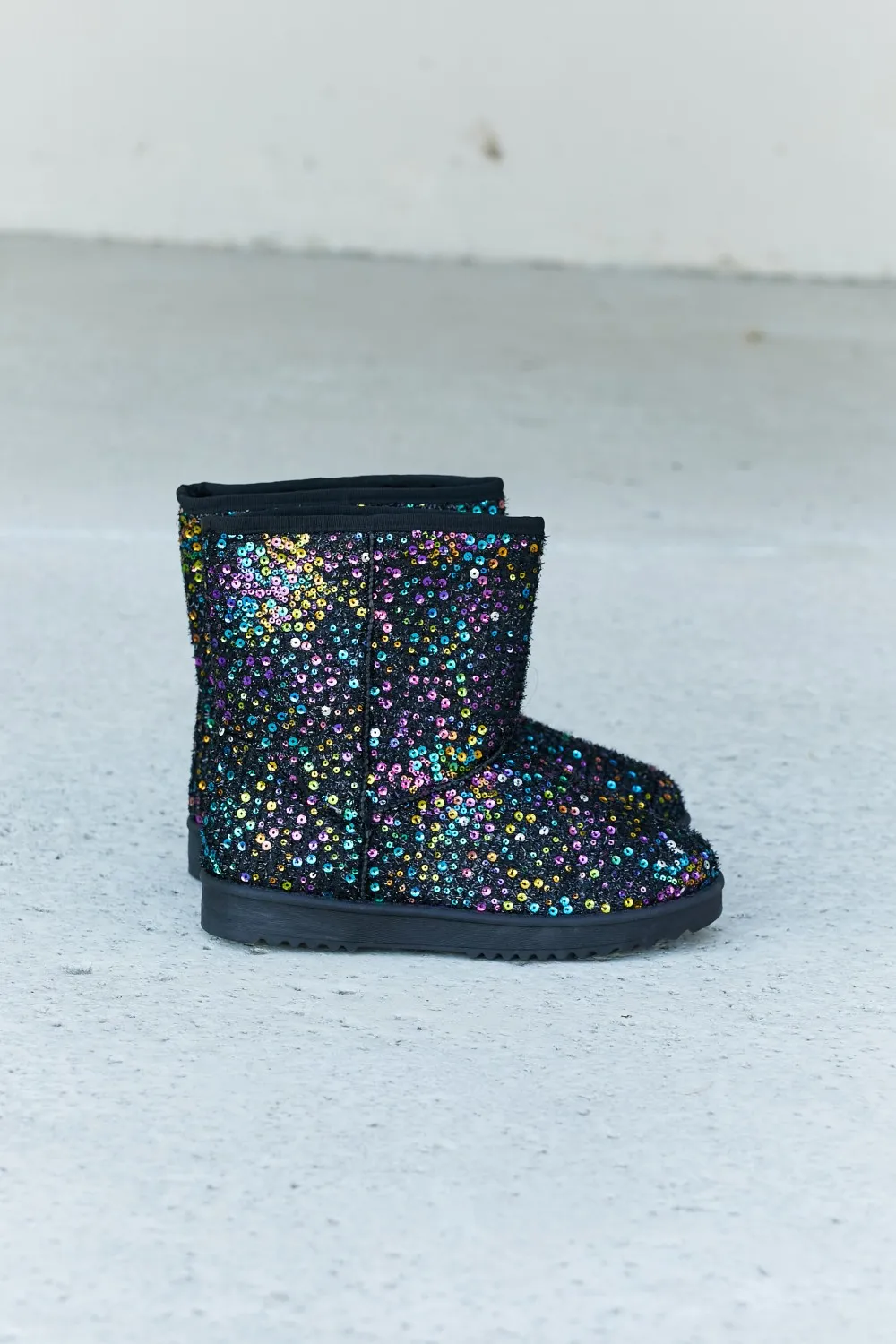 Multicolored Sequin Snow Boots, image 6