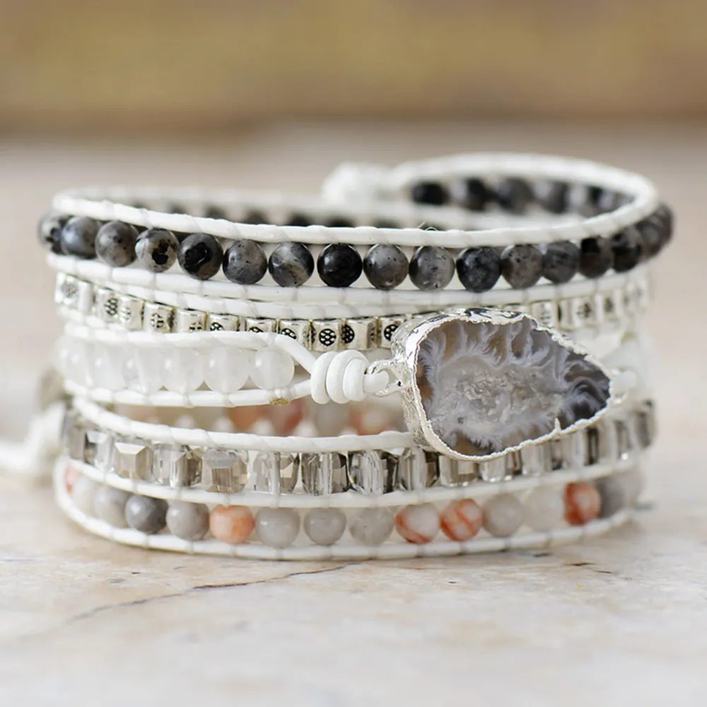 Natural Stone Layered Bracelet, image 3