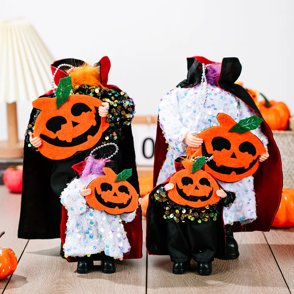 Two-Piece Sequin Halloween Hanging Widgets, image 2
