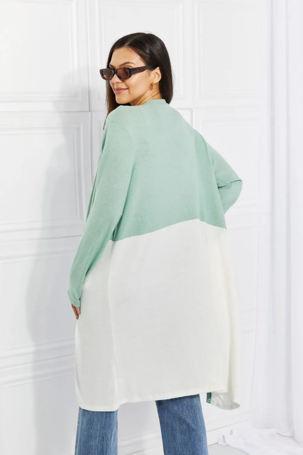 Until You Came Color Block Duster Cardigan, image 3