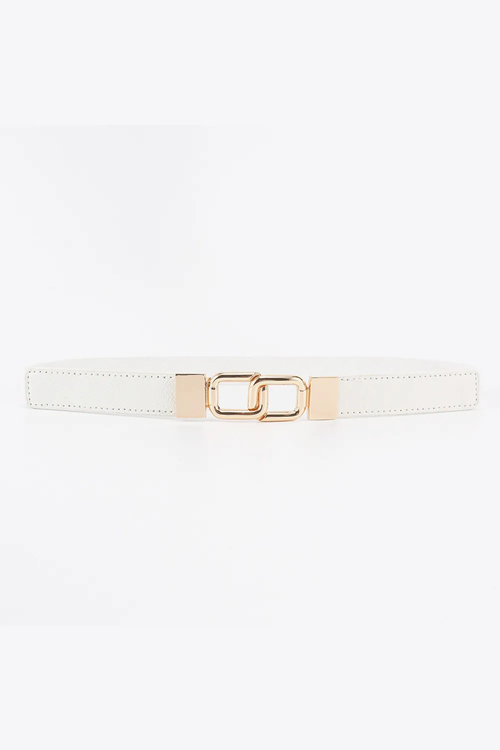 Geometric Double Buckle Elastic Belt, image 11
