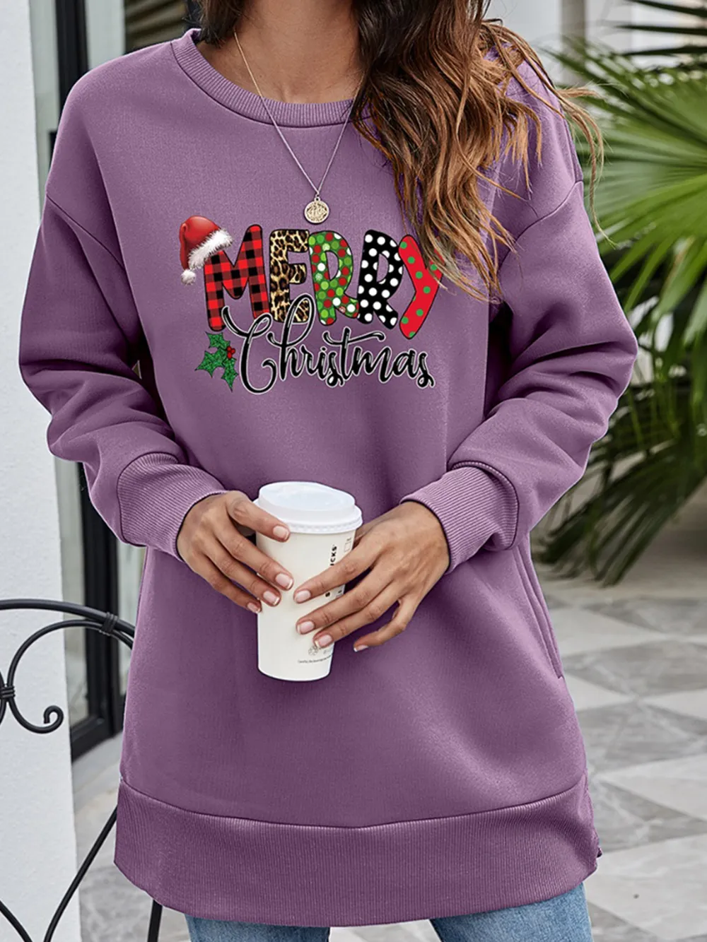 MERRY CHRISTMAS Graphic Sweatshirt, image 11