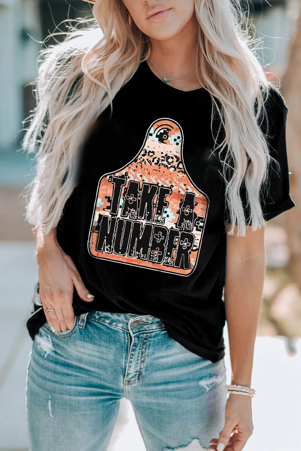 TAKE A NUMBER Graphic Tee, image 5