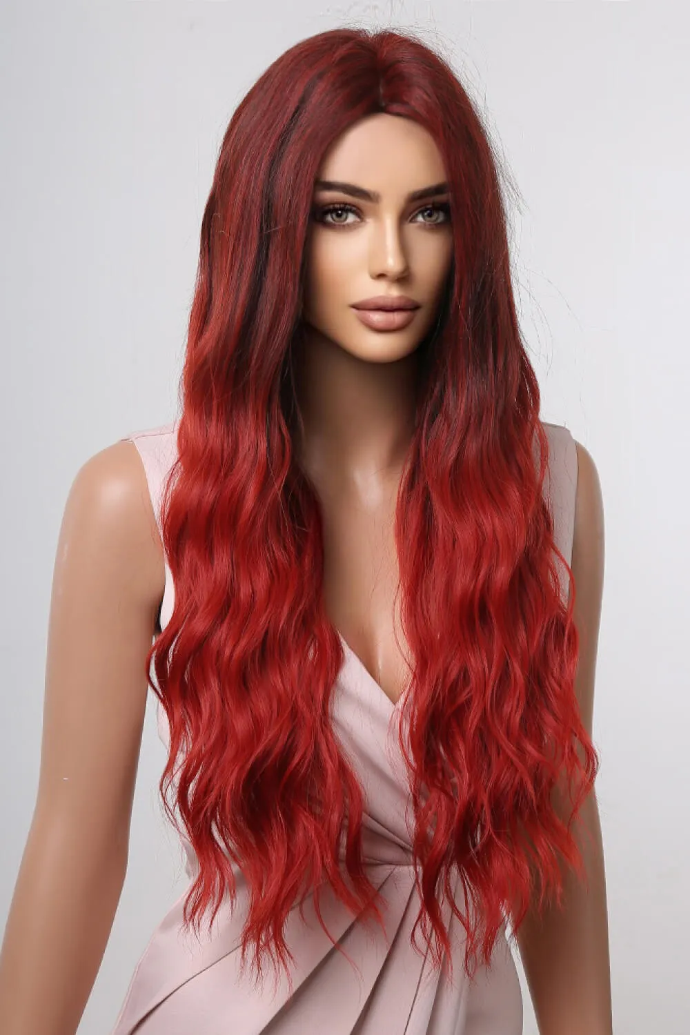 13*1" Full-Machine Wigs Synthetic Long Wave 27", image 5