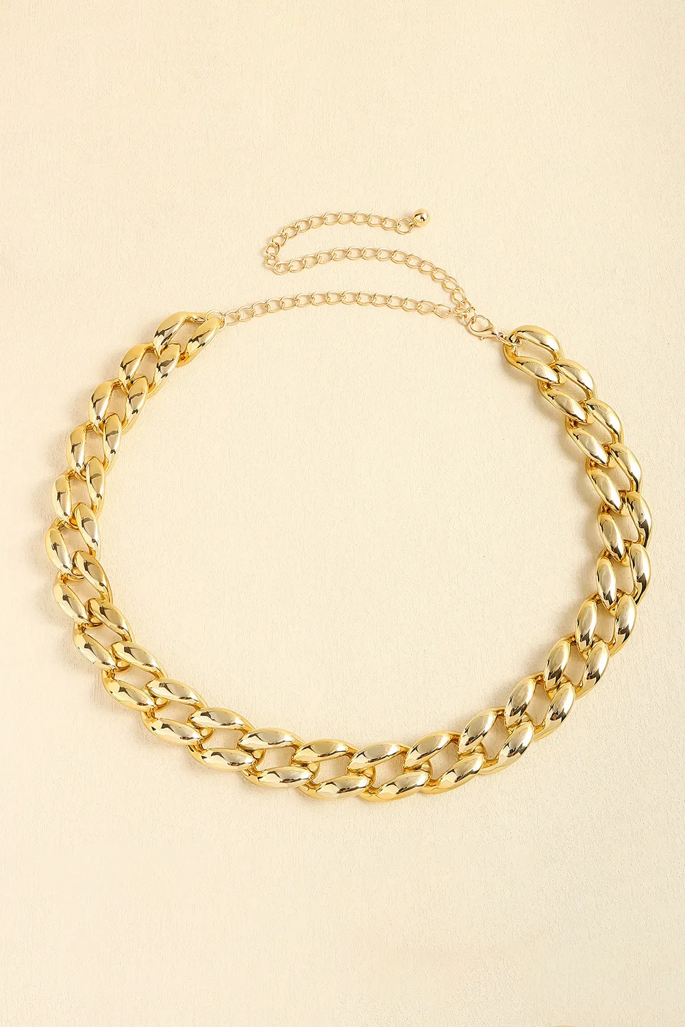 1" Width Acrylic Curb Chain Belt, image 2