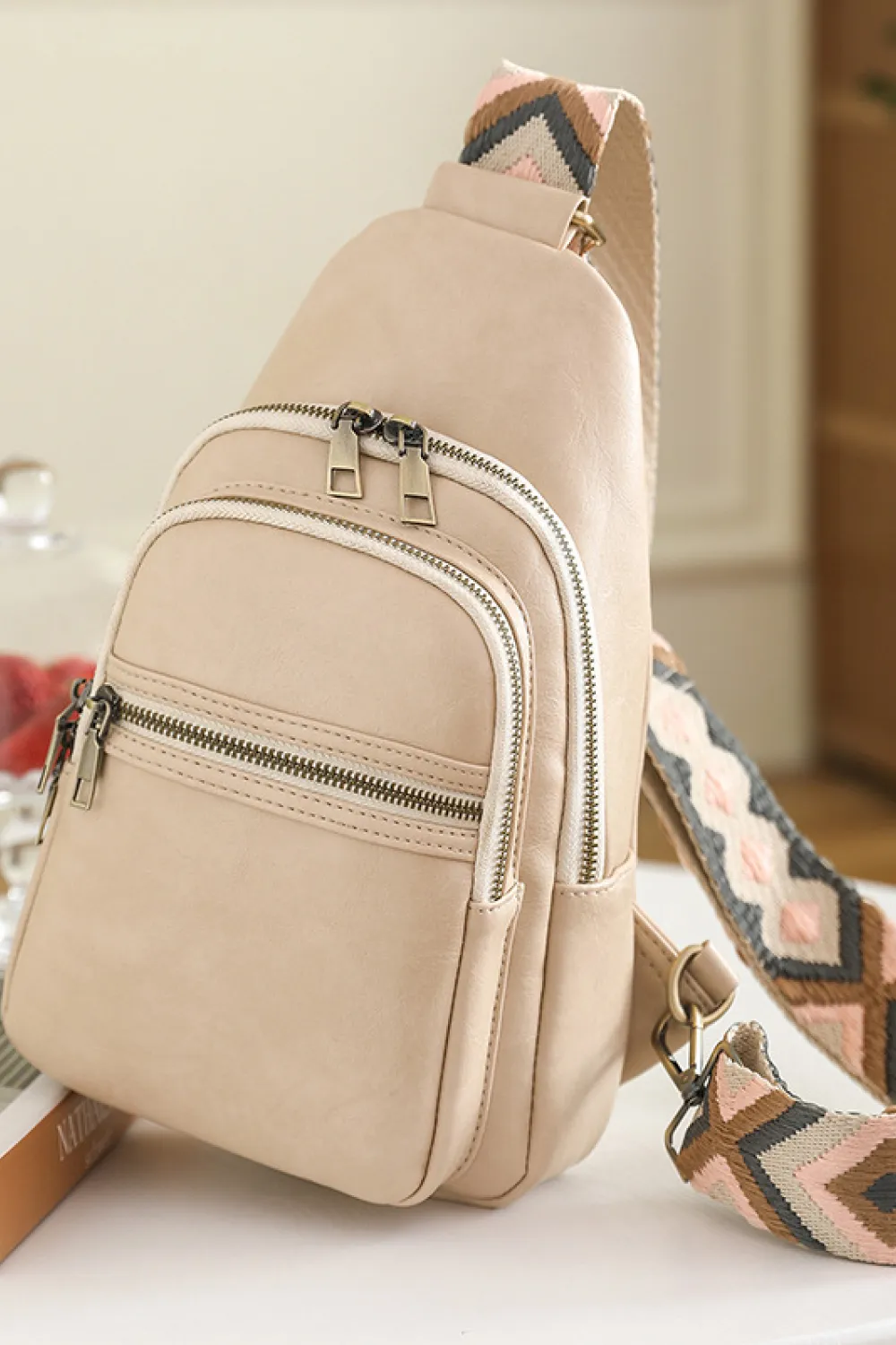 It's Your Time PU Leather Sling Bag, image 20