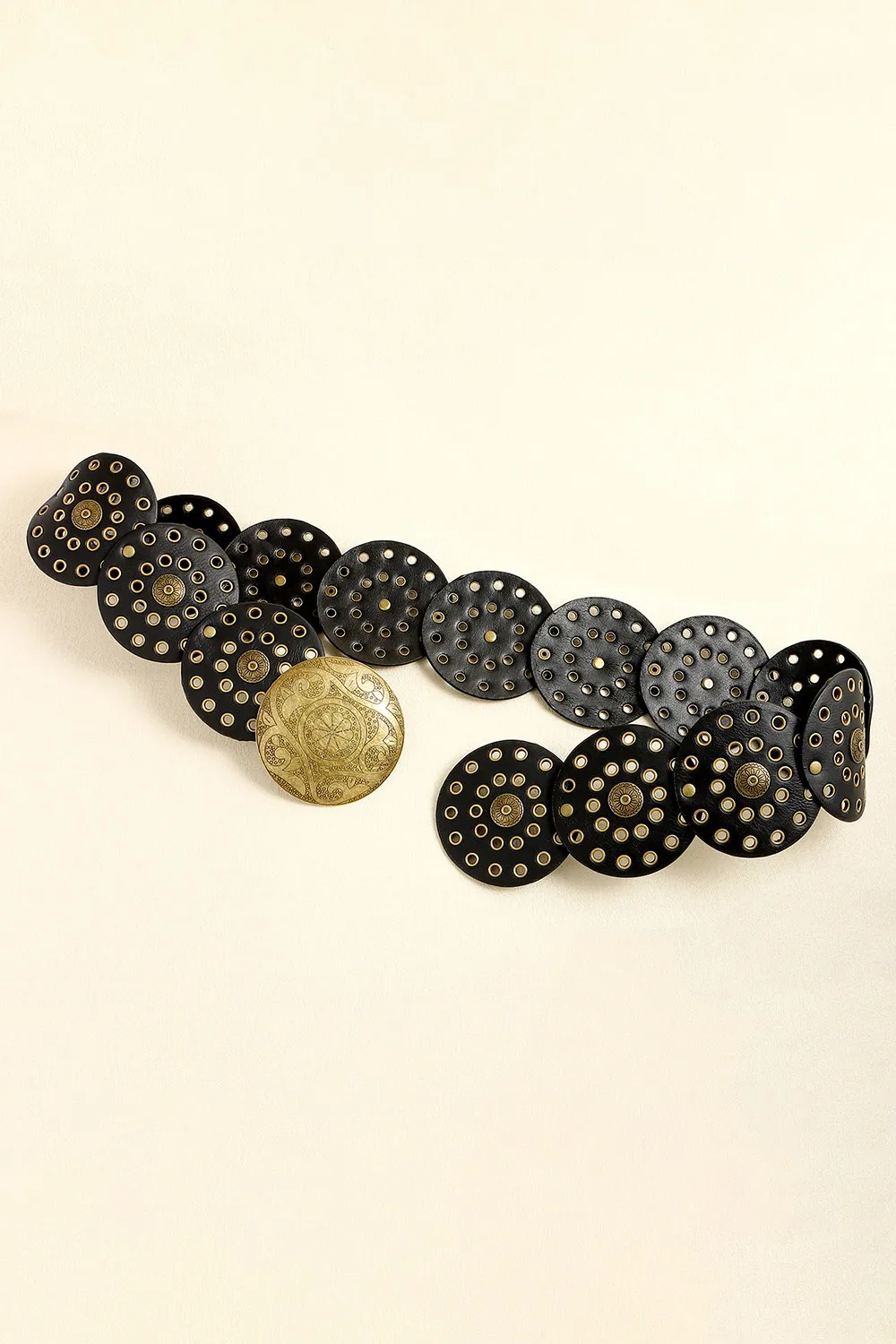 Vintage PU Leather Wide Belt, image 8