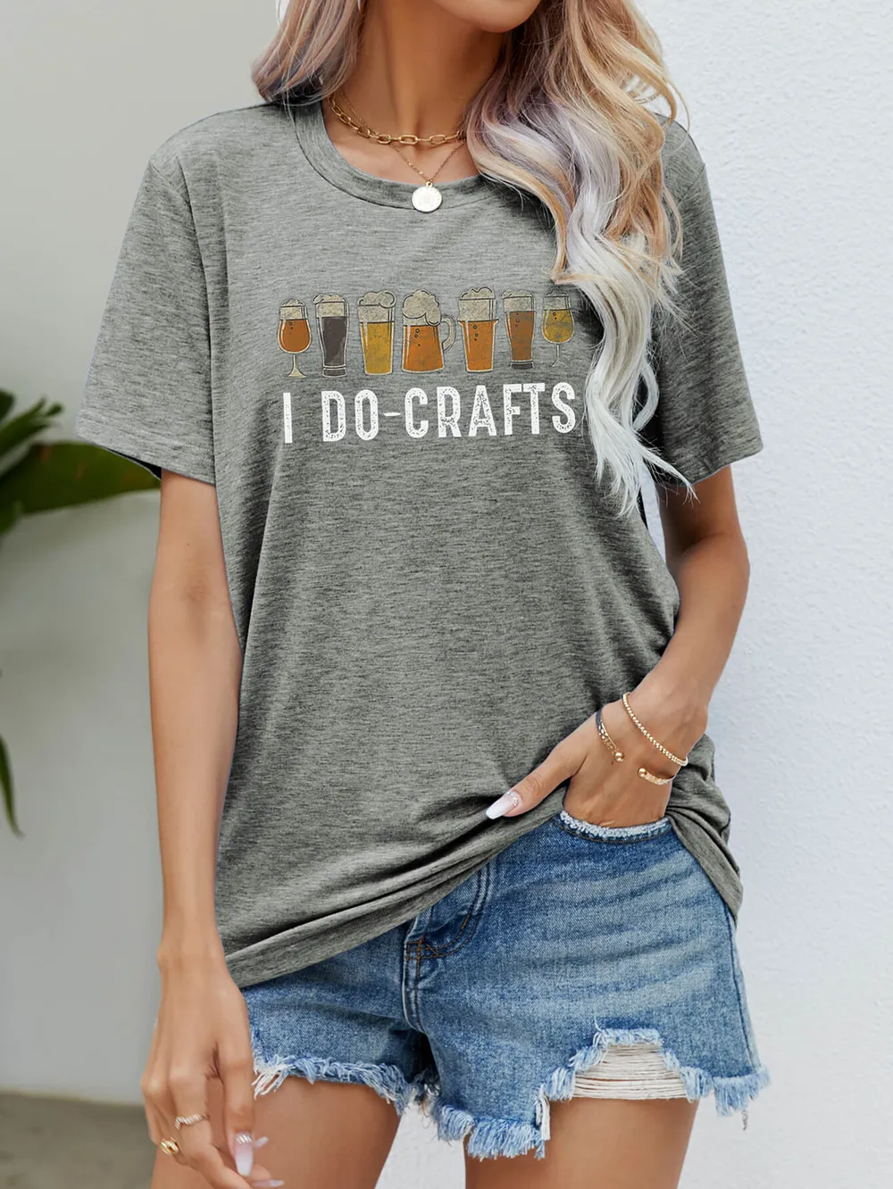 I DO CRAFTS Round Neck T-Shirt, image 10