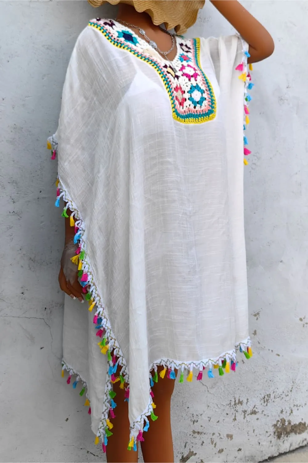 Tassel Detail Embroidery Dress, image 8