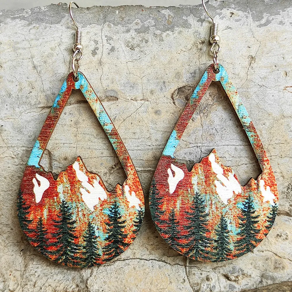 Teardrop Shape Dangle Earrings, image 4