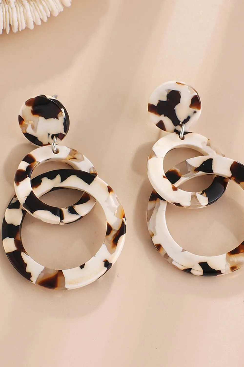 Acrylic Double-Hoop Earrings, image 10
