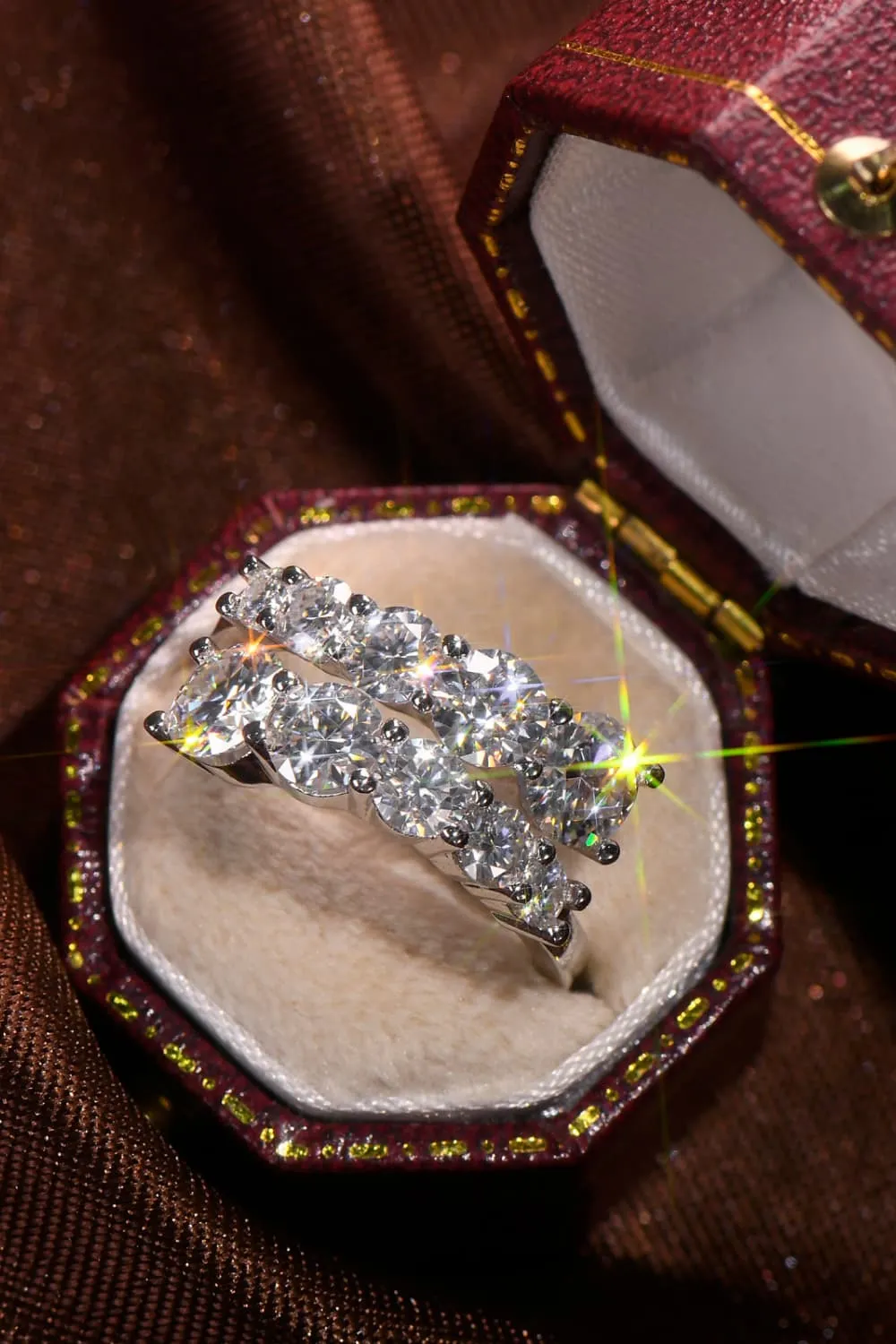 Moissanite 925 Sterling Silver Ring, image 7