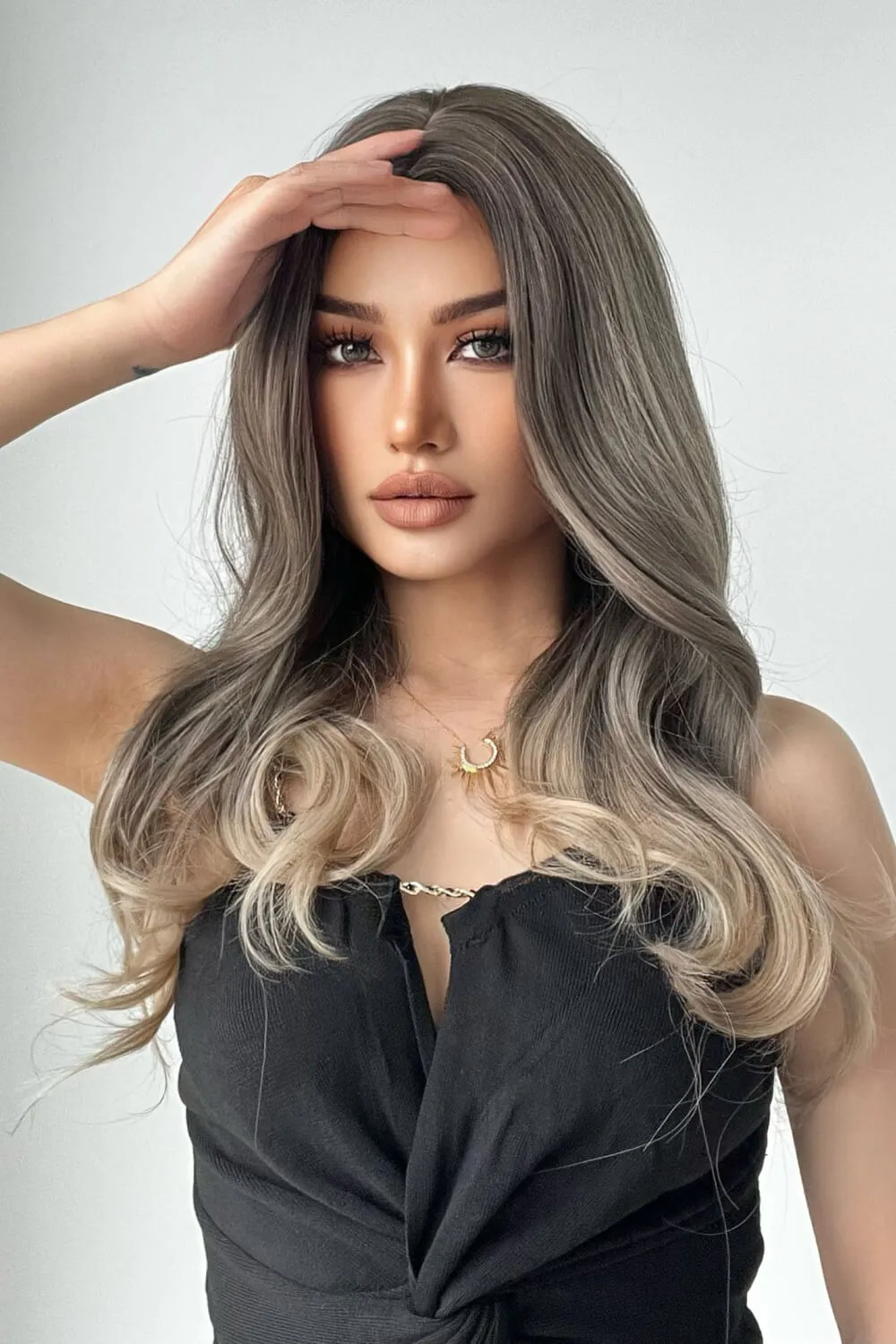 13*1" Full-Machine Wigs Synthetic Long Straight 24", image 6
