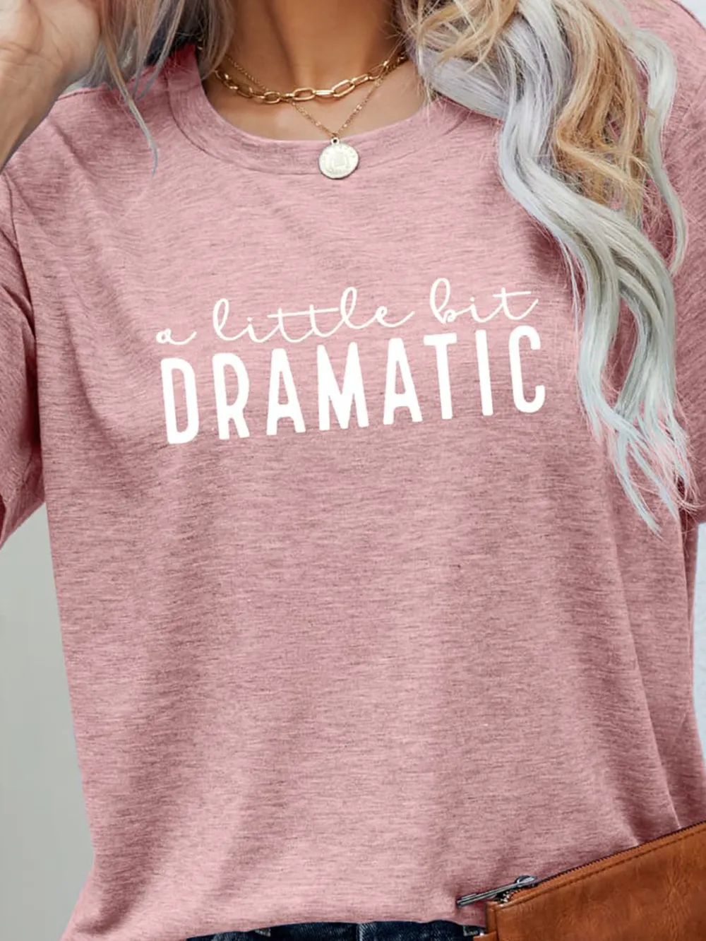A LITTLE BIT DRAMATIC Graphic Tee, image 9