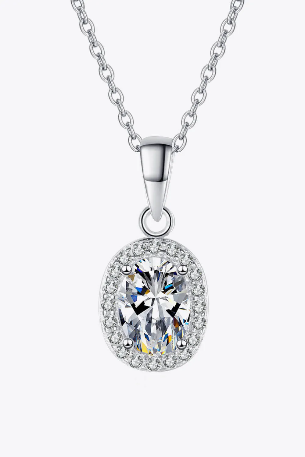Be The One 1 Carat Moissanite Pendant Necklace, image 5