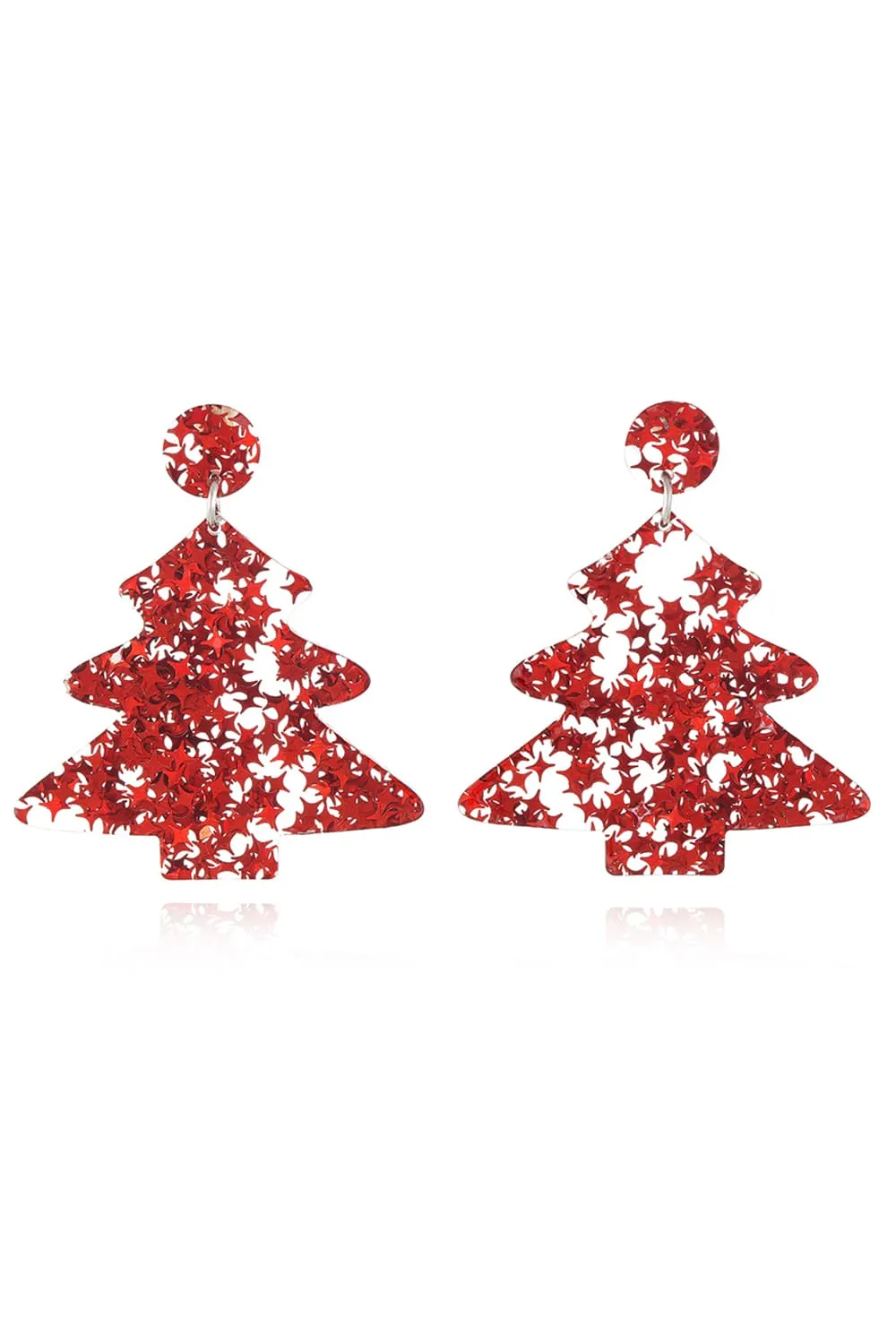 Christmas Tree Acrylic Earrings, image 14