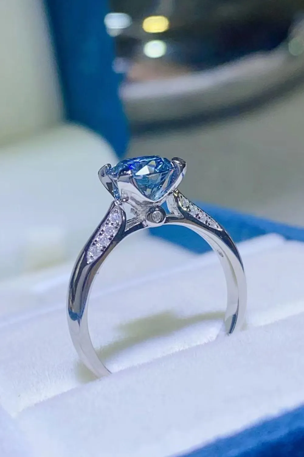 1 Carat Moissanite 4-Prong Ring, image 3