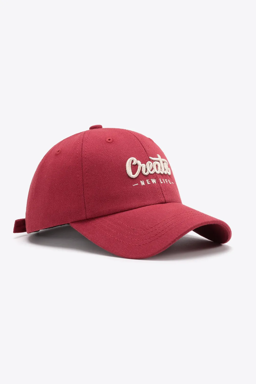 CREATE NEW LIFE Adjustable Cotton Baseball Cap, image 3